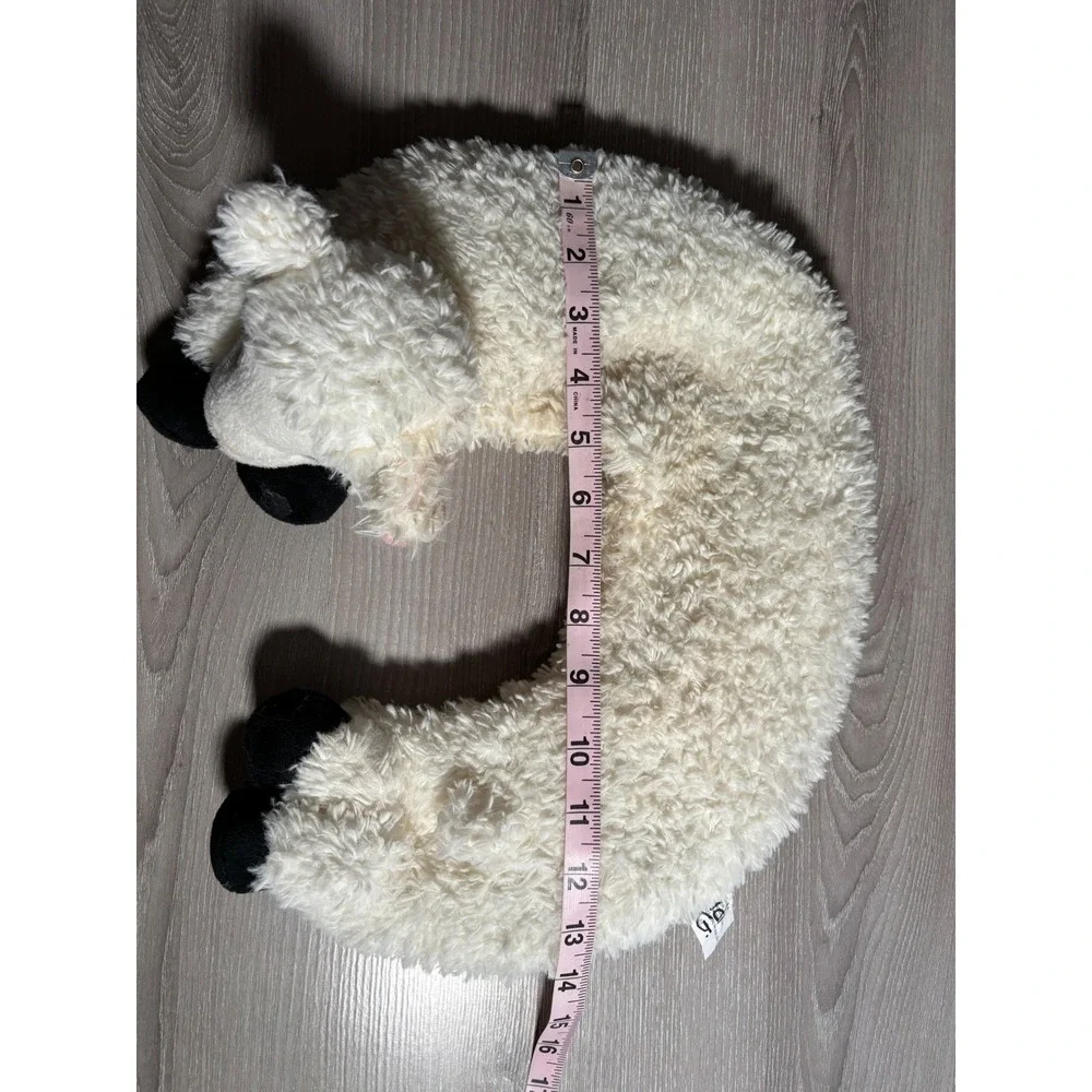 Spa Comforts Lamb Microwaveable Neck Wrap Plush Sheep Rice Filled Pillow Comfort